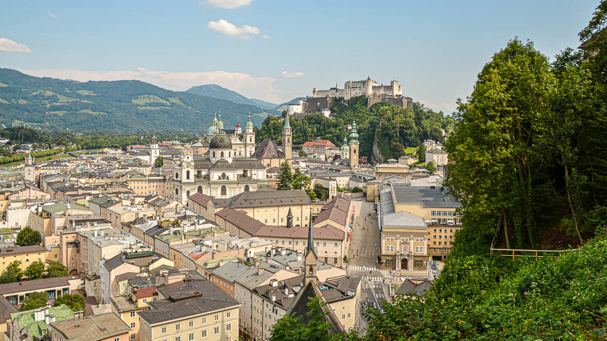 Aussicht auf Salzburg